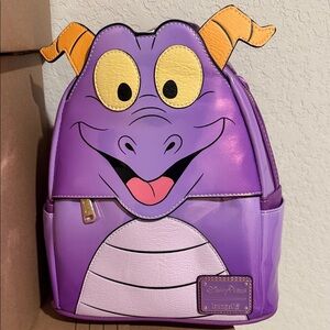 Loungefly Purple and Yellow Dragon Kids Backpack